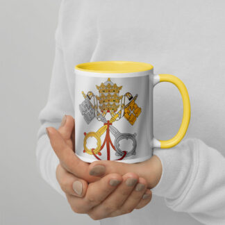 Taza 32 CL Color Interior Amarillo Personalizable