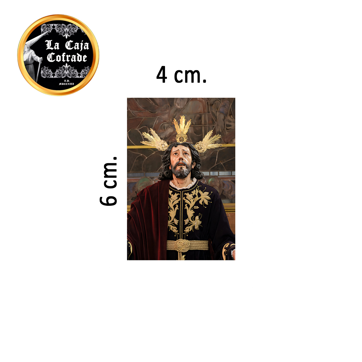 Estampas a Dos Caras a Color 6x4cm. Personalizables