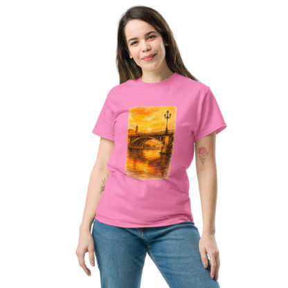 Camiseta Unisex Atardecer en Triana - Imagen 4