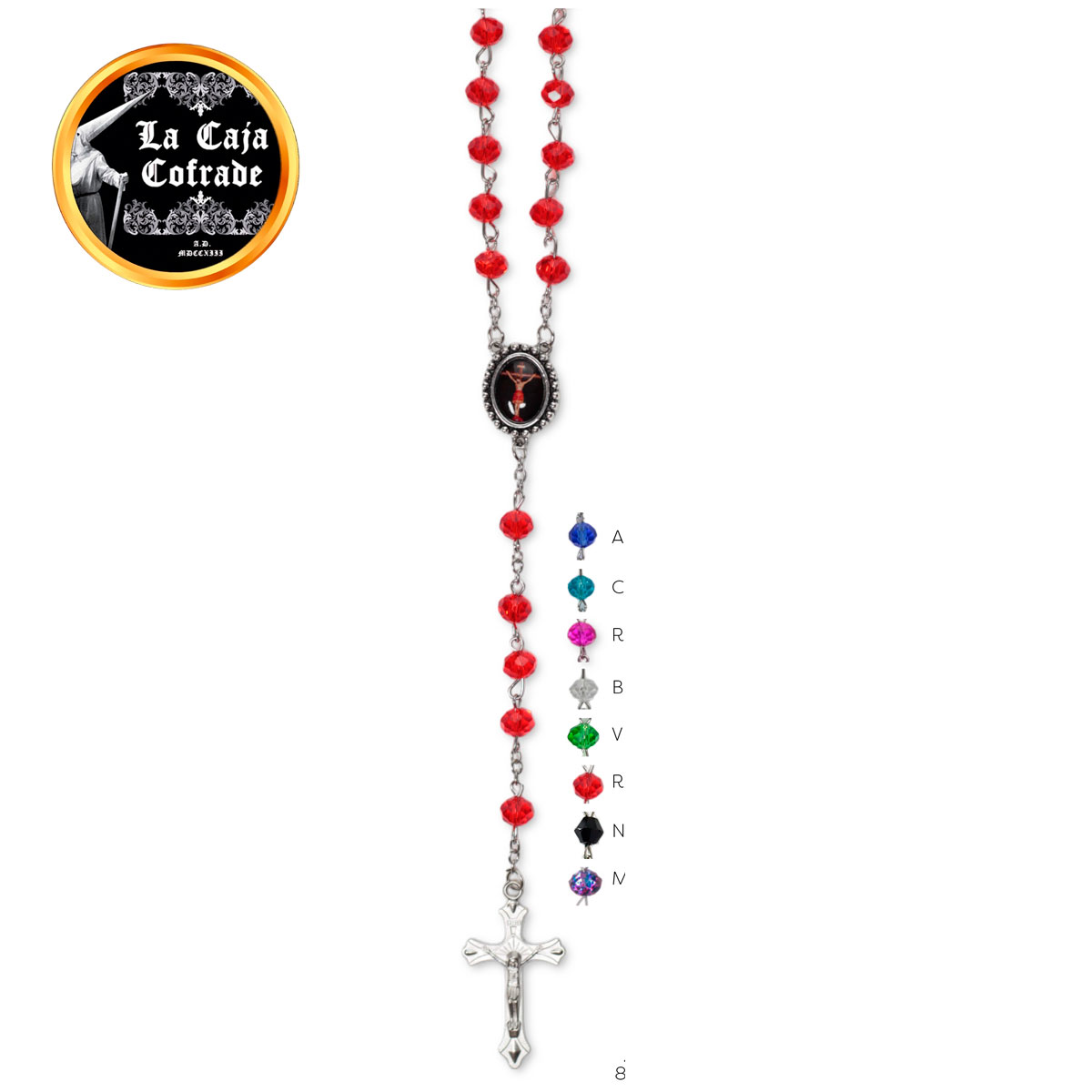 Rosario Acrílico Personalizable