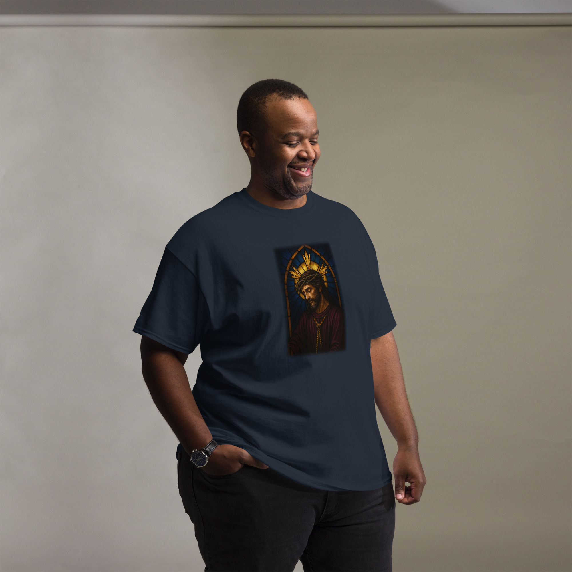 Camiseta Unisex Vidriera Gran Poder - Imagen 8