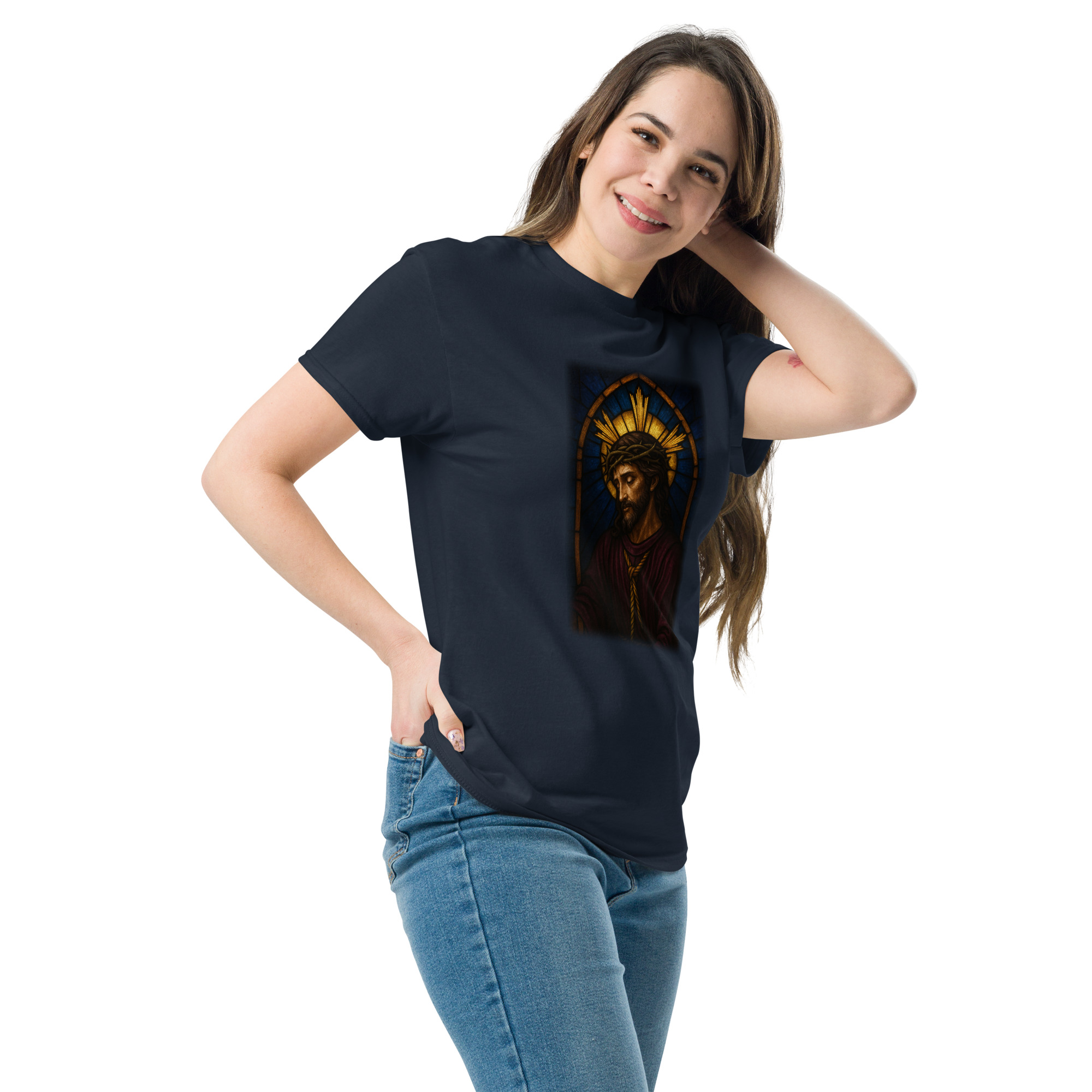 Camiseta Unisex Vidriera Gran Poder - Imagen 7