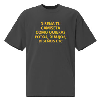 Diseña tu Camiseta Oversize