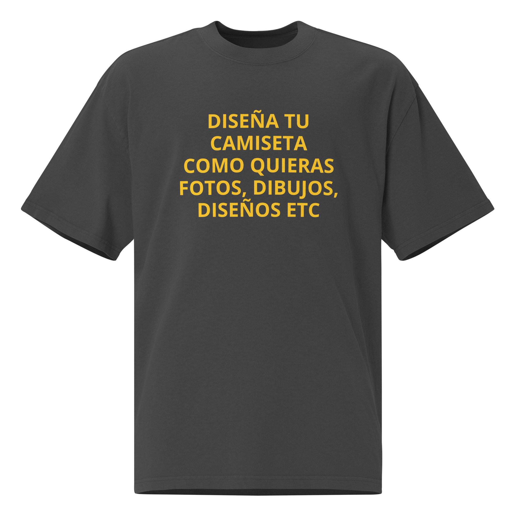 Diseña tu Camiseta Oversize