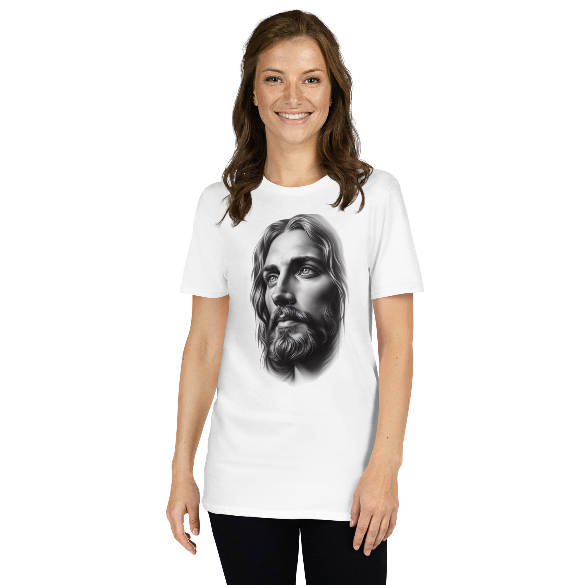 Camiseta Unisex El Rostro de Cristo - Imagen 2
