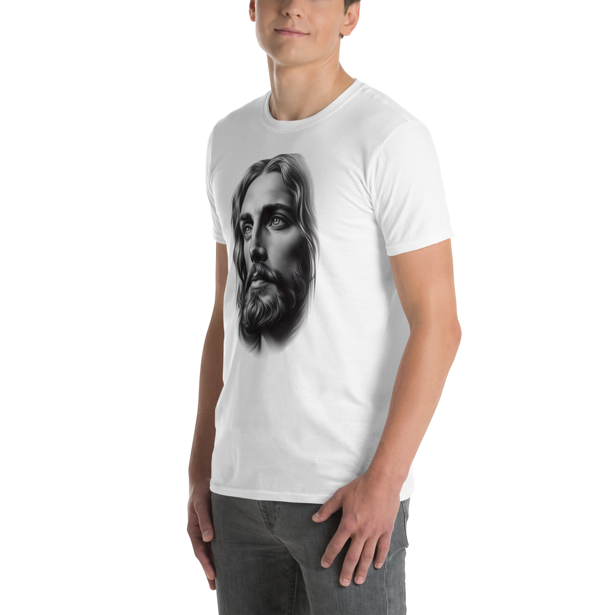 Camiseta Unisex El Rostro de Cristo - Imagen 7