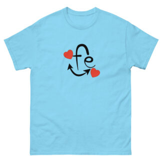 Camiseta Unisex Fe, Ancla y Corazones
