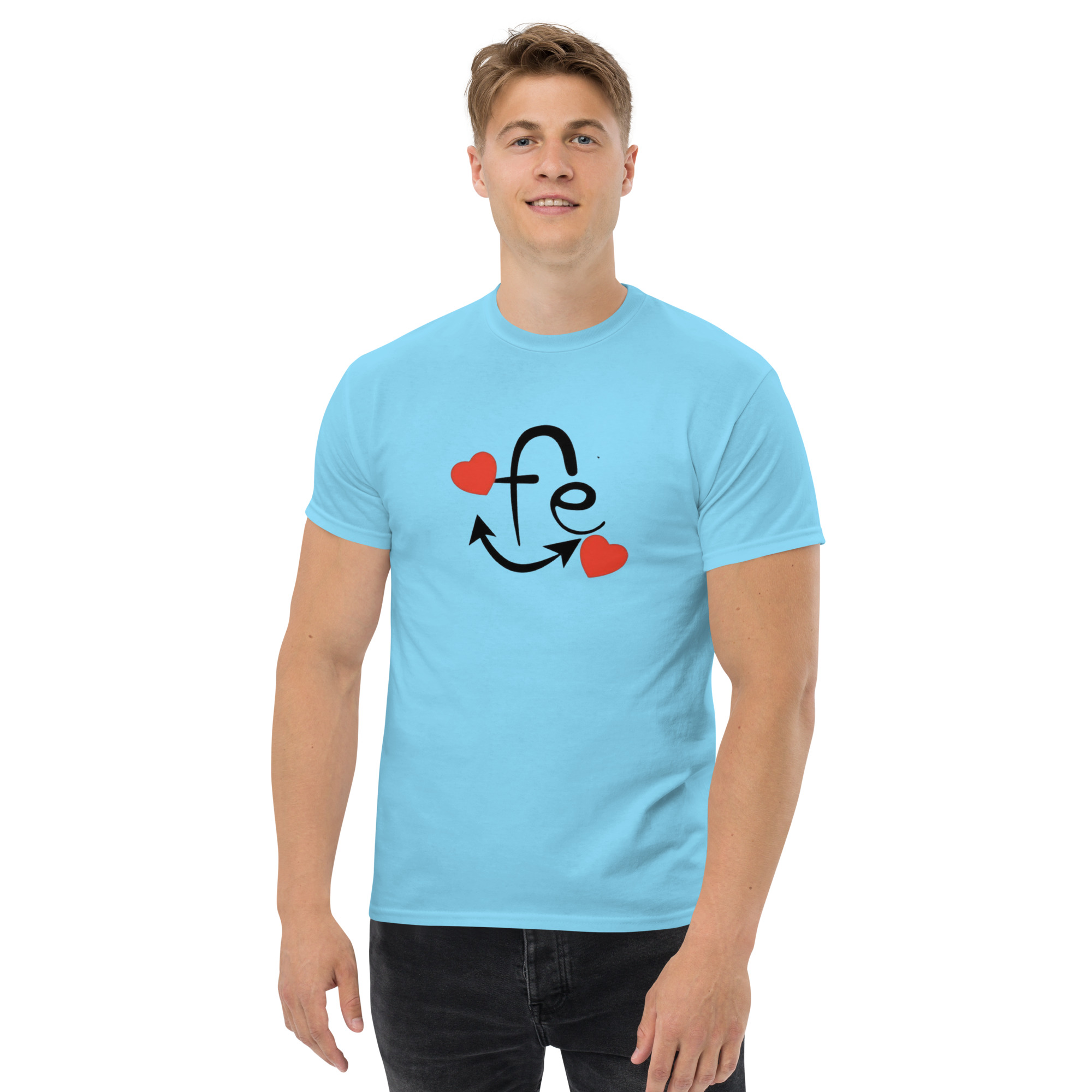 Camiseta Unisex Fe, Ancla y Corazones - Imagen 9