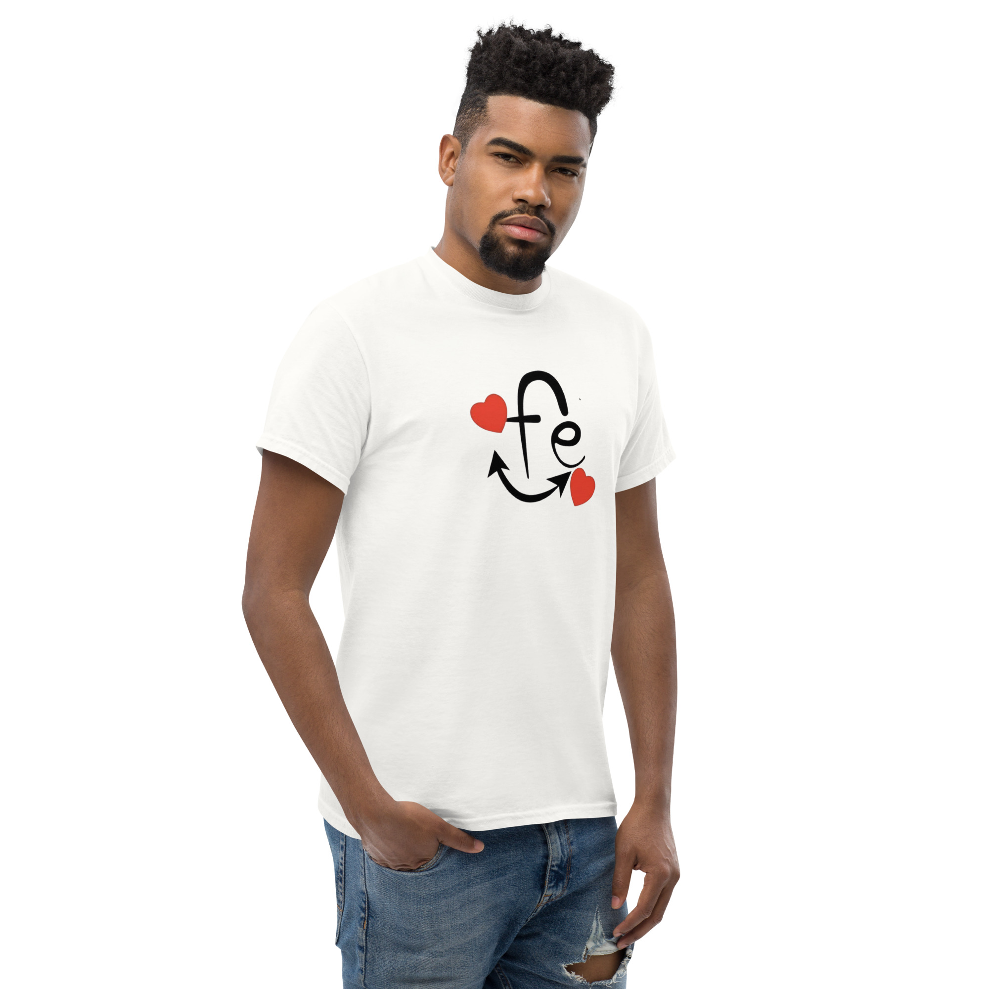 Camiseta Unisex Fe, Ancla y Corazones - Imagen 10