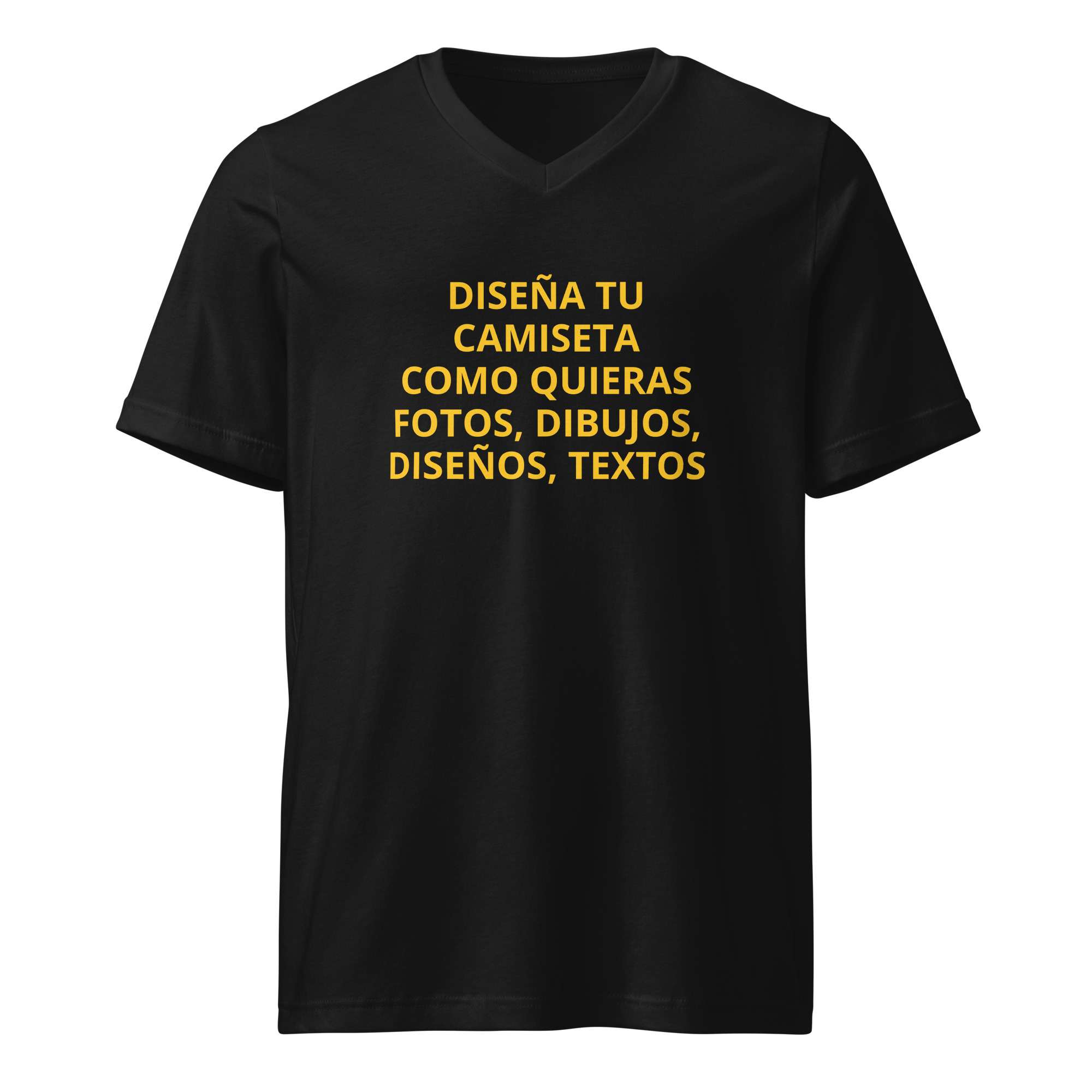 Diseña tu Camiseta Unisex Cuello de Pico