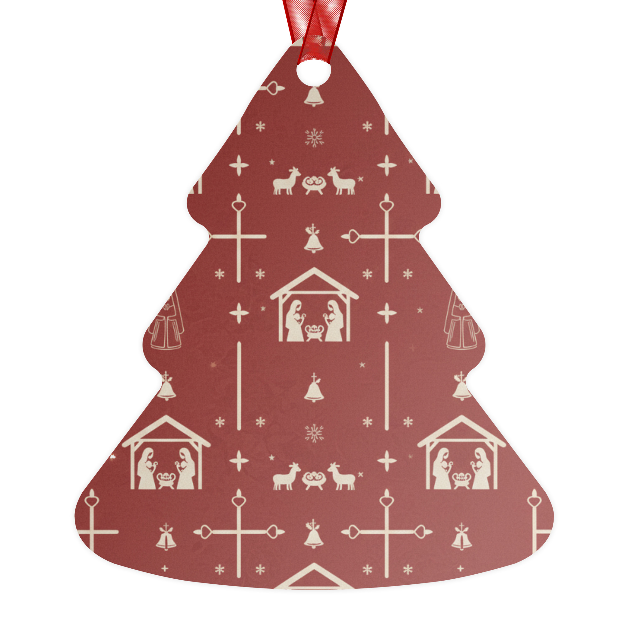 Adorno Navideño Arbol con Belén