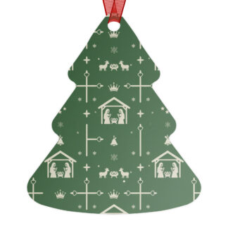 Adorno Navideño Arbol con Belén