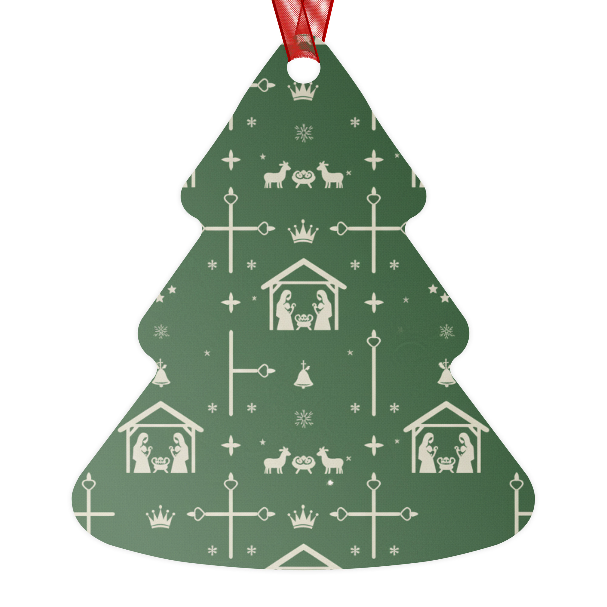 Adorno Navideño Arbol con Belén - Imagen 2