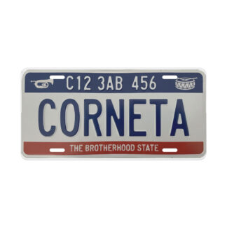 Matrícula Decorativa “CORNETA”